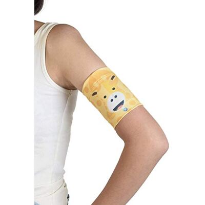 kaio-dia Dia-Band ENFANT, brassard de maintien et de protection pour capteur de glycémie Freestyle Libre, Medtronic, Dexcom ou Omnipod – Bandeau pour diabétique réutilisable - Publicité kaio-dia Dia-Band ENFANT, brassard de maintien et de protection pour capteur de glycémie Freestyle Libre, Medtronic, Dexcom ou Omnipod – Bandeau pour diabétique réutilisable - Publicité