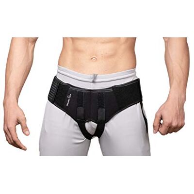 Wonder Care WC-Ceinture Noir pour hernie inguinale hommes pour soulagement A103 L - Publicité Wonder Care WC-Ceinture Noir pour hernie inguinale hommes pour soulagement A103 L - Publicité
