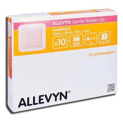Smith & Nephew Pansement Hydro Cellulaire Siliconé Extra-Mince 10 x 10 cm Pack de 10 - Publicité Smith & Nephew Pansement Hydro Cellulaire Siliconé Extra-Mince 10 x 10 cm Pack de 10 - Publicité