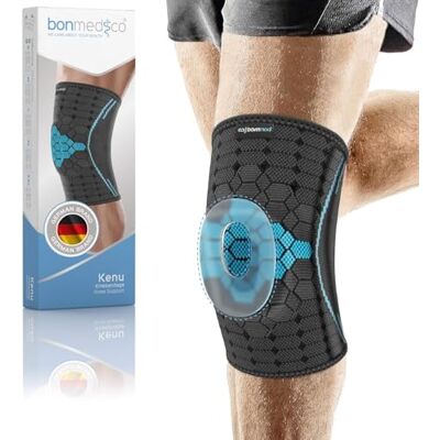bonmedico Genouillère Sport et Rotulienne, Attelle Genou pour Arthrose et Ligamentaire, Genouillère de Travail et Running, Flexband Genou, Maintien Articulaire Respirant, Femme & Homme, Noir, XXL - Publicité bonmedico Genouillère Sport et Rotulienne, Attelle Genou pour Arthrose et Ligamentaire, Genouillère de Travail et Running, Flexband Genou, Maintien Articulaire Respirant, Femme & Homme, Noir, XXL - Publicité