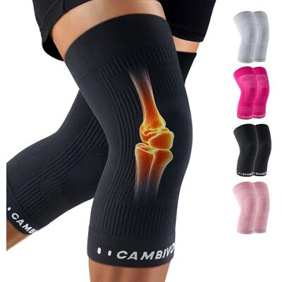 CAMBIVO Genouillère Légère et Respirante, Genouillere Arthrose genou Élastique 50 g Ultra Fine, Confort Quotidien pour Fitness, Activités Légères, Gym Douce et Usage Journalier - Publicité CAMBIVO Genouillère Légère et Respirante, Genouillere Arthrose genou Élastique 50 g Ultra Fine, Confort Quotidien pour Fitness, Activités Légères, Gym Douce et Usage Journalier - Publicité