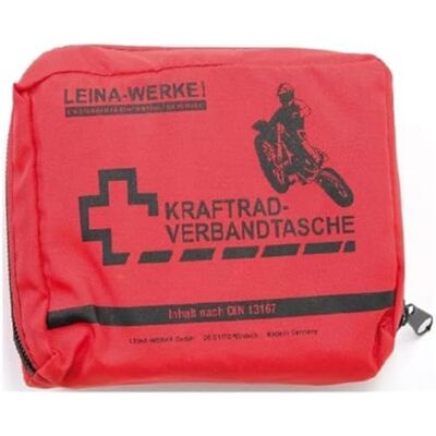 LEINA-WERKE Leina Werke 17008 Trousse de Secours Type II pour Motocyclette-sans mm (Rouge/Noir) - Publicité LEINA-WERKE Leina Werke 17008 Trousse de Secours Type II pour Motocyclette-sans mm (Rouge/Noir) - Publicité