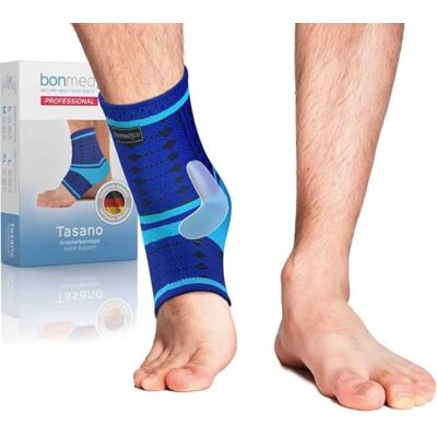bonmedico Professional Chevillère Entorse Tasano Protège Cheville Compressif Homme/Femme Chevillère De Maintien Sport, L - Publicité bonmedico Professional Chevillère Entorse Tasano Protège Cheville Compressif Homme/Femme Chevillère De Maintien Sport, L - Publicité