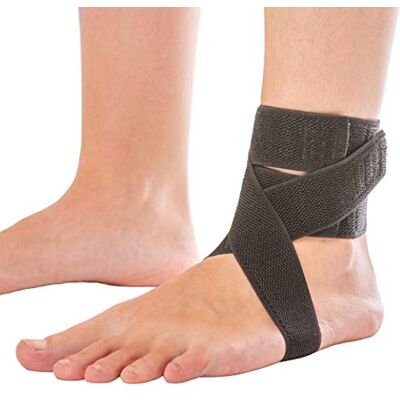 BraceAbility Attelle de cheville pour la fasciite plantaire Attelle de jour avec sangle de talon qui s'adapte à la chaussure pour le soutien de la tendinite péronière (universel) - Publicité BraceAbility Attelle de cheville pour la fasciite plantaire Attelle de jour avec sangle de talon qui s'adapte à la chaussure pour le soutien de la tendinite péronière (universel) - Publicité