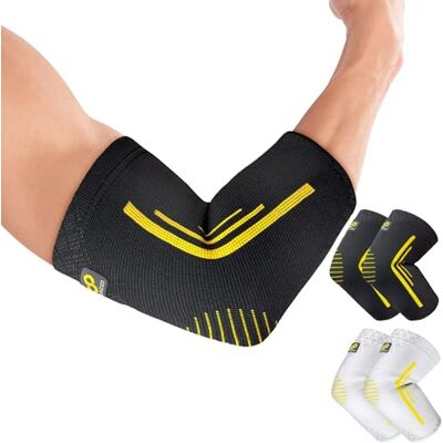 Bracoo Coudière Tendinite, 2 Pièces Coudière de Compression pour Tendinite et Épicondylite, Coudière Sportive pour Tennis, Golf et Workout, EE92 - Publicité Bracoo Coudière Tendinite, 2 Pièces Coudière de Compression pour Tendinite et Épicondylite, Coudière Sportive pour Tennis, Golf et Workout, EE92 - Publicité