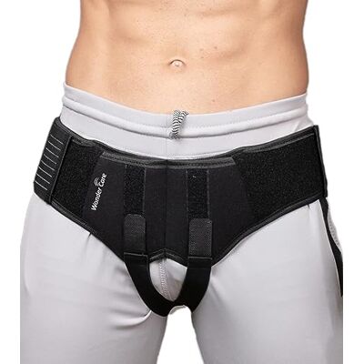 Wonder Care Hernie inguinale soutien truss fordouble inguinale ou de sport avec deux hernies amovibles compression bourres & réglable aine sangles chirurgie et blessures récupérer M(32"-36") - Publicité Wonder Care Hernie inguinale soutien truss fordouble inguinale ou de sport avec deux hernies amovibles compression bourres & réglable aine sangles chirurgie et blessures récupérer M(32"-36") - Publicité