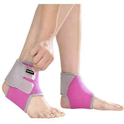 EULANT Enfant Attelle Cheville, Chevillères de Compression en Néoprène Respirant, Soutien de Cheville Garçons Filles, Chevillières à Sangle pour Sports Danse Basketball Football Patin, Rose S - Publicité EULANT Enfant Attelle Cheville, Chevillères de Compression en Néoprène Respirant, Soutien de Cheville Garçons Filles, Chevillières à Sangle pour Sports Danse Basketball Football Patin, Rose S - Publicité