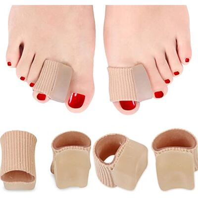 Nein Séparateurs D'orteils, Gel Pansement d'Orteil 4 Pièces Correcteur D'oignons Grands, Orthèses pour hallux valgus, Empêche le Gros Orteil de Dériver vers L'intérieur - Publicité Nein Séparateurs D'orteils, Gel Pansement d'Orteil 4 Pièces Correcteur D'oignons Grands, Orthèses pour hallux valgus, Empêche le Gros Orteil de Dériver vers L'intérieur - Publicité