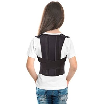 TOROS-GROUP Correcteur De Posture Ceinture de maintien dorsale pour Enfants Adolescents & Jeunes Noir Small 50-60 cm - Publicité TOROS-GROUP Correcteur De Posture Ceinture de maintien dorsale pour Enfants Adolescents & Jeunes Noir Small 50-60 cm - Publicité