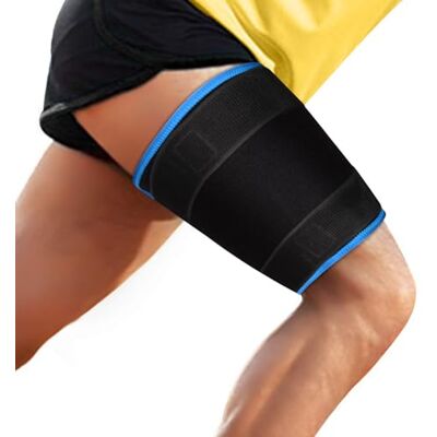 supregear Cuisse Brace Support, Néoprène Manchon de Compression pour Cuisse Blessures Musculaires, Manchon de Compression pour Ischio-Jambiers pour Homme et Femme, Bleu - Publicité supregear Cuisse Brace Support, Néoprène Manchon de Compression pour Cuisse Blessures Musculaires, Manchon de Compression pour Ischio-Jambiers pour Homme et Femme, Bleu - Publicité