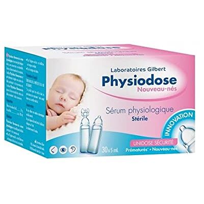 Gilbert - Physiodose - 30 doses - Solution saline stérile - Publicité Gilbert - Physiodose - 30 doses - Solution saline stérile - Publicité