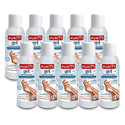 Purity 10 Mini-flacons de 100ml Gel Hydroalcoolique 703 Sans parfum - Publicité Purity 10 Mini-flacons de 100ml Gel Hydroalcoolique 703 Sans parfum - Publicité