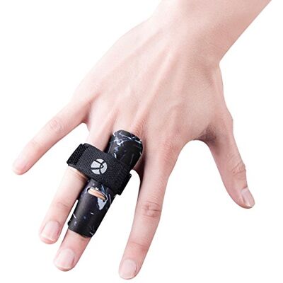 Kuangmi Manchon de Protection pour Doigts Soutien Anti-Blessures pour Sports, Basket, Soutien Duotidien 1 Pièce, Black S/M - Publicité Kuangmi Manchon de Protection pour Doigts Soutien Anti-Blessures pour Sports, Basket, Soutien Duotidien 1 Pièce, Black S/M - Publicité