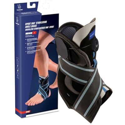Thuasne Sport Chevillère Stabilisatrice Boa Chevillère Stabilisatrice Rigide Entorse Sévère, Tendinopathie, Genou Instable Indice de maintien 3/3 Dispositif Médical CE Bleu, S - Publicité Thuasne Sport Chevillère Stabilisatrice Boa Chevillère Stabilisatrice Rigide Entorse Sévère, Tendinopathie, Genou Instable Indice de maintien 3/3 Dispositif Médical CE Bleu, S - Publicité