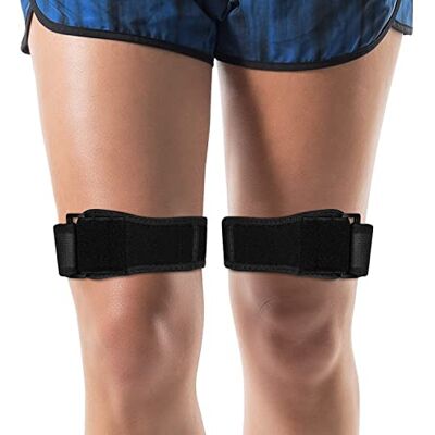 supregear Genouillère Sport, 2-Pack Enveloppe de Compression pour Genou, Cuisse, Hanche et Syndrome L'ischio-jambier Support Respirant Rréglable Tendinite Rotulienne Osgood Schlatters Brace - Publicité supregear Genouillère Sport, 2-Pack Enveloppe de Compression pour Genou, Cuisse, Hanche et Syndrome L'ischio-jambier Support Respirant Rréglable Tendinite Rotulienne Osgood Schlatters Brace - Publicité