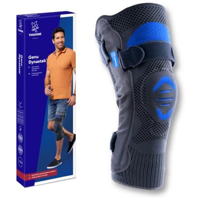 Thuasne Genouillère ligamentaire à renforcements latéraux Genu Dynastab® taille 3 (tour de genou 38-41 cm) maintien le genou - Publicité Thuasne Genouillère ligamentaire à renforcements latéraux Genu Dynastab® taille 3 (tour de genou 38-41 cm) maintien le genou - Publicité