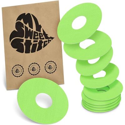 MySweetStitch 10 x Freestyle Libre 3 pansement Rond, Ringpatch Ø 60 mm, intérieur Ø 20 mm, protection capteur, imperméable, respirant, doux pour la peau, Fabriqué en Allemagne, Vert - Publicité MySweetStitch 10 x Freestyle Libre 3 pansement Rond, Ringpatch Ø 60 mm, intérieur Ø 20 mm, protection capteur, imperméable, respirant, doux pour la peau, Fabriqué en Allemagne, Vert - Publicité