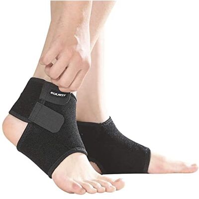 EULANT Enfant Attelle Cheville, Chevillères de Compression en Néoprène Respirant, Soutien de Cheville Garçons Filles, Chevillières à Sangle pour Sports Danse Basketball Football Patin, Noir S - Publicité EULANT Enfant Attelle Cheville, Chevillères de Compression en Néoprène Respirant, Soutien de Cheville Garçons Filles, Chevillières à Sangle pour Sports Danse Basketball Football Patin, Noir S - Publicité