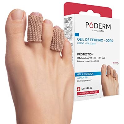 Poderm Protection Cors Oeil Perdrix Gel Arnica - Pansements pour la protection des yeux - Publicité Poderm Protection Cors Oeil Perdrix Gel Arnica - Pansements pour la protection des yeux - Publicité