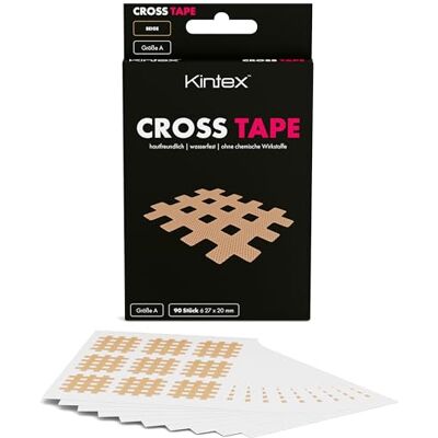 Kintex Cross-Tape Pansement à Grille Différentes Couleurs et Tailles pour Acupuncture et Point douloureux - Publicité Kintex Cross-Tape Pansement à Grille Différentes Couleurs et Tailles pour Acupuncture et Point douloureux - Publicité