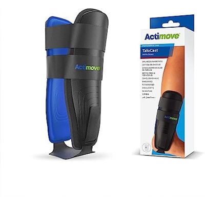 Actimove Chevillère professionnelle TaloCast Support de cheville léger pour entorse de la cheville, tendinite d'Achille, fasciite plantaire et pied blessé Unisexe, noir – Choisissez votre taille - Publicité Actimove Chevillère professionnelle TaloCast Support de cheville léger pour entorse de la cheville, tendinite d'Achille, fasciite plantaire et pied blessé Unisexe, noir – Choisissez votre taille - Publicité