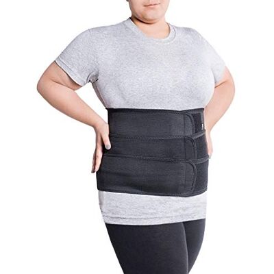 TOROS-GROUP – Ceinture lombaire – Orthèse dorsale – Fixation rigide et compression, rééducation et stabilisation après blessure, idéale pour grands tours de taille – Noir, XXXL - Publicité TOROS-GROUP – Ceinture lombaire – Orthèse dorsale – Fixation rigide et compression, rééducation et stabilisation après blessure, idéale pour grands tours de taille – Noir, XXXL - Publicité