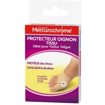 Mercurochrome Protecteur Oignon Tissu 1 Unite - Publicité Mercurochrome Protecteur Oignon Tissu 1 Unite - Publicité
