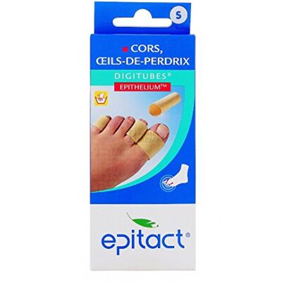 Epitact digitubes cors oeils-de-perdrix taille S x1 - Publicité Epitact digitubes cors oeils-de-perdrix taille S x1 - Publicité