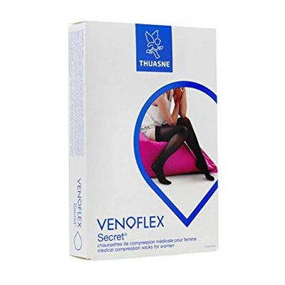 Bas de contention Venoflex Secret 2 Thuasne Venoflex Beige Doré Taille 4 Hauteur Long - Publicité Bas de contention Venoflex Secret 2 Thuasne Venoflex Beige Doré Taille 4 Hauteur Long - Publicité