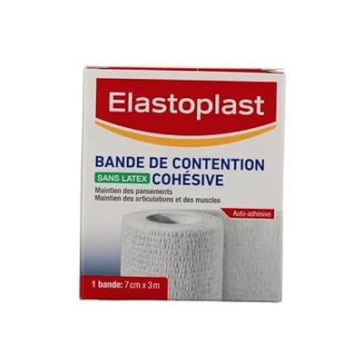 Elastoplast Bande cohésive 7 cm x 3 m Blanc - Publicité Elastoplast Bande cohésive 7 cm x 3 m Blanc - Publicité