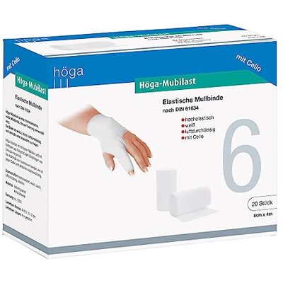 Mubilast Bandage de Gaz Élastique - Compression Légère, Respirant, Sans Latex - Publicité Mubilast Bandage de Gaz Élastique - Compression Légère, Respirant, Sans Latex - Publicité
