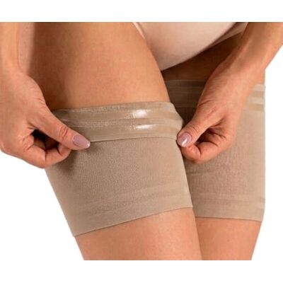 sesto senso Bandes de Cuisses Protège-Cuisse Elastiques Antidérapant Silicone Bande Lisses Sabia Chair 80-85 3XL - Publicité sesto senso Bandes de Cuisses Protège-Cuisse Elastiques Antidérapant Silicone Bande Lisses Sabia Chair 80-85 3XL - Publicité