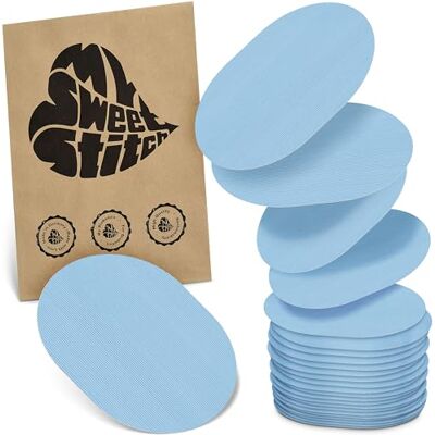 MySweetStitch 25x Pansement capteur universel rond, pansement de fixation pour FreeStyle Libre 3, Dexcom G7, Omnipod et autres, imperméable, respirant, doux pour la peau, Bleu glace - Publicité MySweetStitch 25x Pansement capteur universel rond, pansement de fixation pour FreeStyle Libre 3, Dexcom G7, Omnipod et autres, imperméable, respirant, doux pour la peau, Bleu glace - Publicité