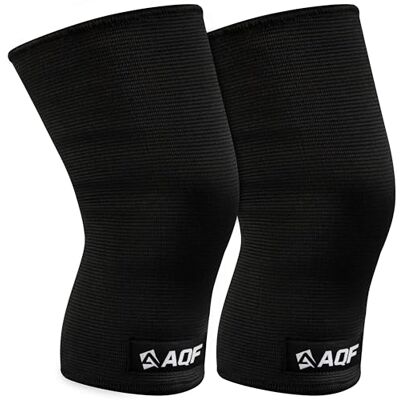 AQF Genouillère Sport -2Pcs Genouillère de Compression Pour Homme Et Femme -Antidérapant Genouillère Rotulienne Musculation Course À Pied et Entraînement -Soulager Douleur Du Genoux (Double pli, M) - Publicité AQF Genouillère Sport -2Pcs Genouillère de Compression Pour Homme Et Femme -Antidérapant Genouillère Rotulienne Musculation Course À Pied et Entraînement -Soulager Douleur Du Genoux (Double pli, M) - Publicité