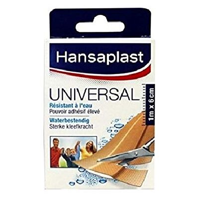 Elastoplast 2 x Hansaplast pansement – universel, étanche – 1 m x 6 cm - Publicité Elastoplast 2 x Hansaplast pansement – universel, étanche – 1 m x 6 cm - Publicité