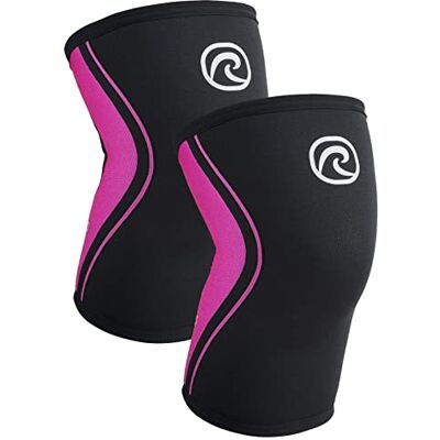 Rehband Genouillère 5 mm Néoprène pour CrossFit et Weightlifting, Knee Sleeve Compression Functional Fitness, Support Genou Musculation et Haltérophilie, Couleur:Rose 1 Paire, Taille:XL - Publicité Rehband Genouillère 5 mm Néoprène pour CrossFit et Weightlifting, Knee Sleeve Compression Functional Fitness, Support Genou Musculation et Haltérophilie, Couleur:Rose 1 Paire, Taille:XL - Publicité