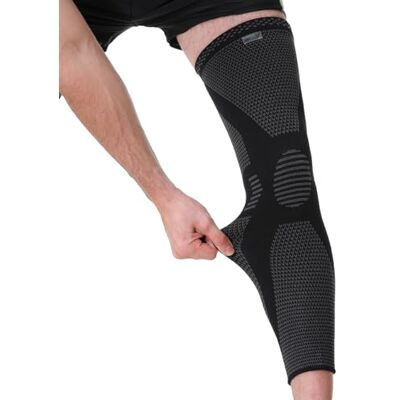 NEOtech Care Genouillère longue en fibre de bambou Élastique, respirante Compression moyenne (Couleur noire, Taille M, 1 Unité) - Publicité NEOtech Care Genouillère longue en fibre de bambou Élastique, respirante Compression moyenne (Couleur noire, Taille M, 1 Unité) - Publicité