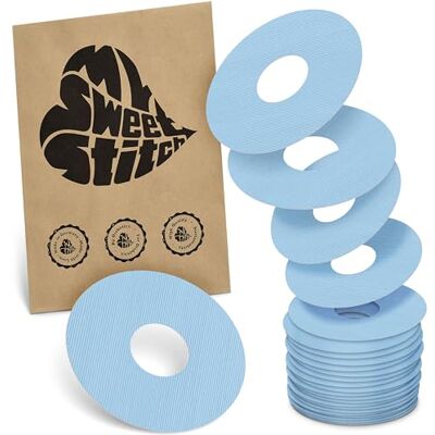 MySweetStitch 25 x Freestyle Libre 3 pansement Rond, Ringpatch Ø 60 mm, intérieur Ø 20 mm, protection capteur, imperméable, respirant, doux pour la peau, Fabriqué en Allemagne, Bleu Glacé - Publicité MySweetStitch 25 x Freestyle Libre 3 pansement Rond, Ringpatch Ø 60 mm, intérieur Ø 20 mm, protection capteur, imperméable, respirant, doux pour la peau, Fabriqué en Allemagne, Bleu Glacé - Publicité