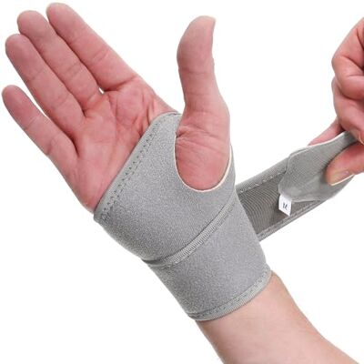 NEOtech Care Protège-poignet et soutien pouce (Gris, Taille L, 1 Unité) - Publicité NEOtech Care Protège-poignet et soutien pouce (Gris, Taille L, 1 Unité) - Publicité