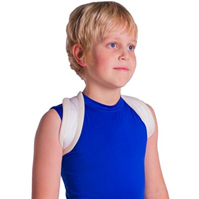 BraceAbility Orthèse de fracture de clavicule pédiatrique Figure-8 pour fracture du clavicule chez les petits enfants (XS) - Publicité BraceAbility Orthèse de fracture de clavicule pédiatrique Figure-8 pour fracture du clavicule chez les petits enfants (XS) - Publicité