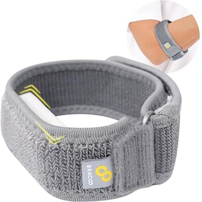 Bracoo Coudière Tendinite et Épicondylite, Attelle de Coude Réglable avec Coussin de Compression EVA, Soulagement Douleur pour Tennis Elbow, Golf, Sport, Homme Femme, EP40 - Publicité Bracoo Coudière Tendinite et Épicondylite, Attelle de Coude Réglable avec Coussin de Compression EVA, Soulagement Douleur pour Tennis Elbow, Golf, Sport, Homme Femme, EP40 - Publicité