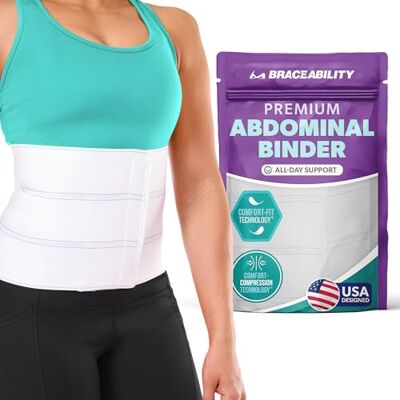 BraceAbility Ceinture de Soutien Abdominal XXL Ceinture Abdominale Rétractable Correction De La Récupération Post Chirurgicale Pour La Perte De Poids Femmes (M/L 9 ") - Publicité BraceAbility Ceinture de Soutien Abdominal XXL Ceinture Abdominale Rétractable Correction De La Récupération Post Chirurgicale Pour La Perte De Poids Femmes (M/L 9 ") - Publicité