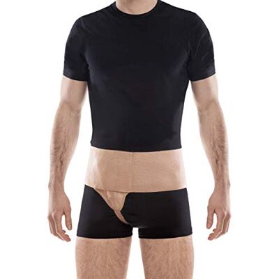 TOROS-GROUP Ceinture d'hernie inguinale du côté droit inguinale Coussinets de compression et une bandoulière Groin soutien Truss DROITE Small Beige - Publicité TOROS-GROUP Ceinture d'hernie inguinale du côté droit inguinale Coussinets de compression et une bandoulière Groin soutien Truss DROITE Small Beige - Publicité