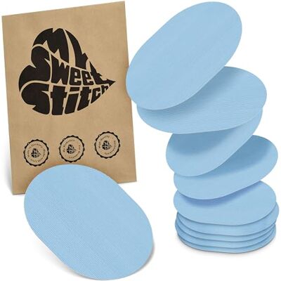 MySweetStitch 10x Pansement capteur universel rond, pansement de fixation pour FreeStyle Libre 3, Dexcom G7, Omnipod et autres, imperméable, respirant, doux pour la peau, Bleu glace - Publicité MySweetStitch 10x Pansement capteur universel rond, pansement de fixation pour FreeStyle Libre 3, Dexcom G7, Omnipod et autres, imperméable, respirant, doux pour la peau, Bleu glace - Publicité