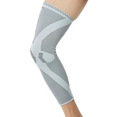 NEOtech Care Genouillère longue en fibre de bambou Élastique, respirante Compression moyenne (Couleur grise, Taille XL, 1 Unité) - Publicité NEOtech Care Genouillère longue en fibre de bambou Élastique, respirante Compression moyenne (Couleur grise, Taille XL, 1 Unité) - Publicité