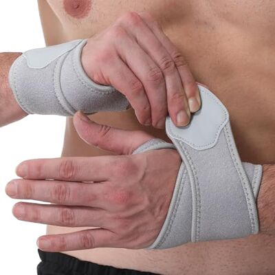 NEOtech Care Protège-poignet et soutien pouce (Gris, Taille S, 1 Paire) - Publicité NEOtech Care Protège-poignet et soutien pouce (Gris, Taille S, 1 Paire) - Publicité