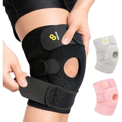 Bracoo KS10 Genouillère Rotulienne et Ligamentaire, Attelle Genou Sport, Arthrose, Orthèse Médicale Ajustable en Néoprène avec Anneau Stabilisateur, Pour Jambe Gauche ou Droite - Publicité Bracoo KS10 Genouillère Rotulienne et Ligamentaire, Attelle Genou Sport, Arthrose, Orthèse Médicale Ajustable en Néoprène avec Anneau Stabilisateur, Pour Jambe Gauche ou Droite - Publicité