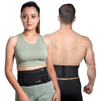 Wonder Care Ceinture pour hernie ombilicale Ceinture pour hernie ventrale avec coussin de compression amovible Hernie Soulagement de la douleur Ceinture pour hernie ombilicale (S)(3XL(50"-56") - Publicité Wonder Care Ceinture pour hernie ombilicale Ceinture pour hernie ventrale avec coussin de compression amovible Hernie Soulagement de la douleur Ceinture pour hernie ombilicale (S)(3XL(50"-56") - Publicité