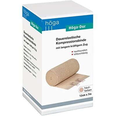 Höga DuraSec, compression élastique à long cordon – 12 cm x 7 m – La Peau, luftdurchlässig - Publicité Höga DuraSec, compression élastique à long cordon – 12 cm x 7 m – La Peau, luftdurchlässig - Publicité