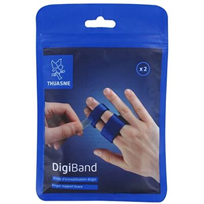Thuasne Digiband attelle d'immobilisation de doigts taille unique - Publicité Thuasne Digiband attelle d'immobilisation de doigts taille unique - Publicité